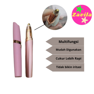 Pencukur Alis Elektrik Multifungsi Alat Cukur Bulu Hidung Kaki Tangan
