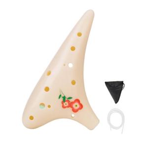 สเกลเรซินทนทานรูปขลุ่ย12รูสำหรับนักเรียนและนักดนตรี