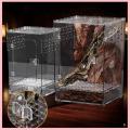 [Soloya]💖[HOT SALE]🎈🎈 Reptile Breeding Box Lizard Kennel Amphibian Terrarium Transparent Acrylic Feeding Cage Ecological Insect Spider Habitat. 