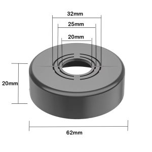 XENMART ABS Shower Faucet Cover Wall Flange Plating Faucet Decorative Cover Useful Adjustable Kitchen Tap Accessories Shower
