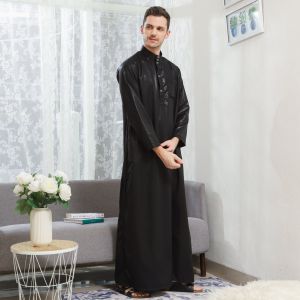 Jubah pria dewasa dan remaja elegant gamis laki-laki lengan panjang polos premium jubah DUBAI mewah terbaru thobe arab