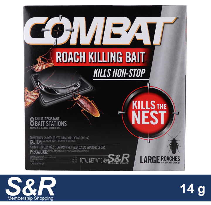 Combat roach killing bait stations 8pcs lazada ph