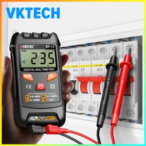 Vktech Mini Digital Multimeter for Electrical Voltage and Current Measurement with NCV Auto Ranging and Easy Operation
