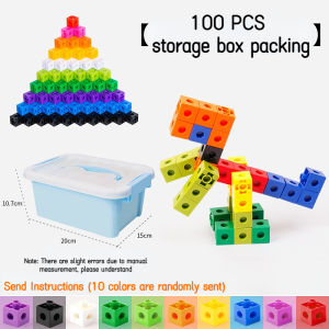 Building Blocks Toys for Kids Assembling Toys Puzzle Thinking Teaching Aids Cube Blocks Toy 100/200/300pcs