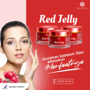 Geceli Red Jelly Glowing Asli Ms Glow - Solusi Mencerahkan & Memutihkan Wajah Dalam 3 Hari - Membuat Wajah Lebih Glowing Dalam Pemakaian Pertama - Red Jelly Geceli Ms Glow - Red Jelly Glowing Asli BPOM - Red Jelly Glowing Ori Ms Glow