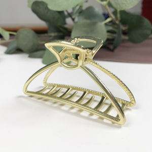 [SG❤Hair Lover] Vintage Elegant Korean Metal Hair Clip 7-7.5cm Strong Metallic Hair Claw Hair Clamp Grip
