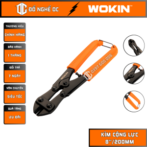Kìm Cắt Sắt Mini Kìm cộng lực mini 8"/200mm WOKIN 103608 thép hợp kim cứng cáp dùng để cắt dây thép kẽmnhôm nhựa...