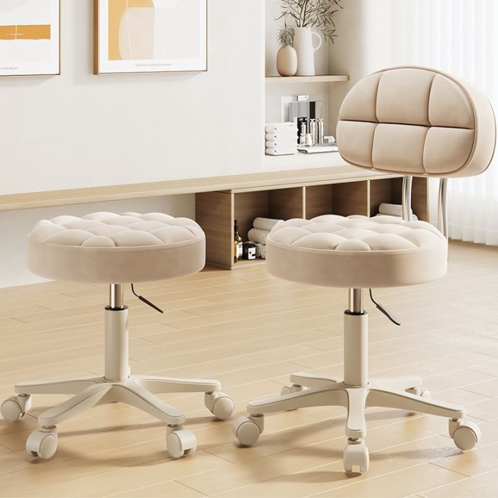 Year Warranty】SMADUCT Office Salon Home Stainless Rolling Stool