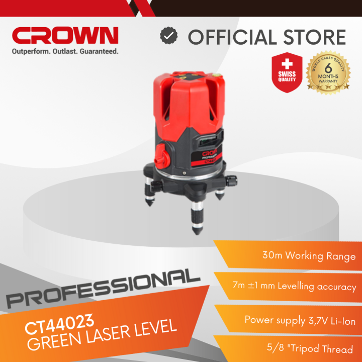 Crown laser deals level