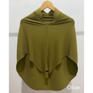 Jilbab Bergo Maryam Plisket Hijab Syari Dewasa Pet Jersey Premium Khimar Kerudung Instan Kekinian Adem Halus