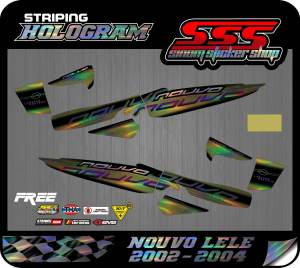 Stiker List Striping Hologram Yamaha Nouvo Lele Limited Edition