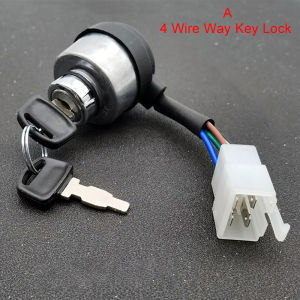 KingBe 4/6 Wire WAY gasoline Generator IGNITION Start Key LOCK COMBINATION SWITCH สำหรับ2-3KW 168F และ5-8kw 188F อุปกรณ์เสริมเครื่องกำเนิดไฟฟ้า