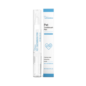Yegbong Pet Toothbrush Pen Teeth Clean Fresh Breath Pet Toothbrush Paste Brush One Easy To Use Cat Tooth Brush ToothbrushSet Accessories Pet Teeth Cleaner Pen Cats Tartar Dental Stones Remover Fresh Bad Breath Deodorant Reduce Tooth Calculus Dog Oral Clea