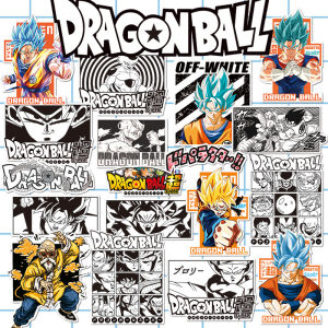(PREMIUM DESIGNER STICKER) 18pcs DRAGON BALL Vinyl Decal graffiti STICKERS bomb for laptop fridge luggage & etc