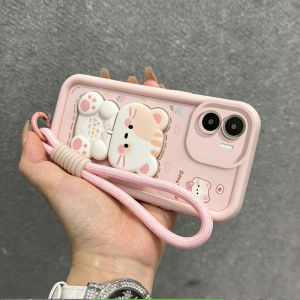 Feadship Case for Redmi A1 A2 PLUS POCO C50 C51 4G phone casing Softcase Silicone shockproof Cover new design aesthetic with holder for girls cute pink cat JTDTMZJ1