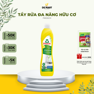 [Chuẩn Đức] Kem tẩy rửa đa năng hữu cơ Frosch 500ml | Dịu nhẹ an toàn dùng cho nhiều bề mặt nhà bếp và phòng tắm