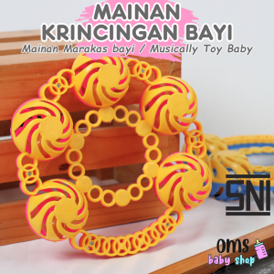 Mainan Anak - Krincingan Bayi Lingkaran / Mainan Marakas bayi / Musically Toy Baby
