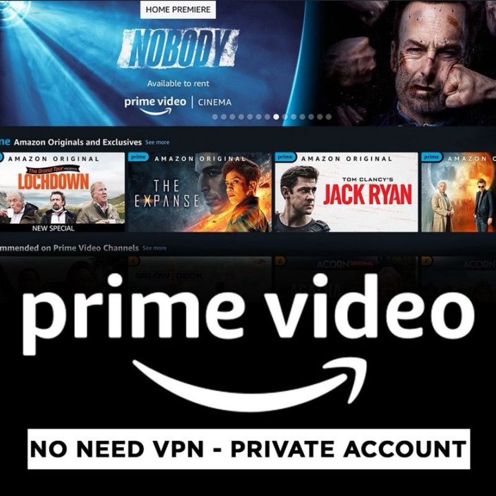 Amazon Prime Video original 1/2/3 Month full warrenty Premium Account