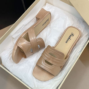 [Free Shipping] New Fashionable Slip-On Sandals With Soft Soles Wedge Heels And Non-Slip Features Perfect For Casual Wear And Easy To Match With Any Outfit