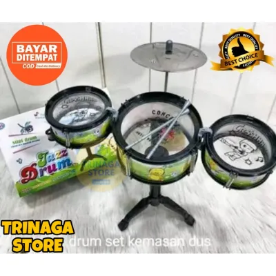 ( BISA COD ) PROMO Mainan Jazz Drum Set / Mainan Anak Alat Musik Mini Drum / mainan edukatif anak / mainan edukasi / mainan musikal / mainan laki laki / mainan cowok / mainan perempuan / mainan lucu dan termurah