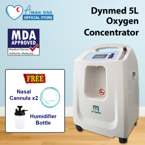 [Same Day Delivery] Dynmed / Konsung Oxygen Concentrator 5L + Bottle Humidifier + Nasal Oxygen Cannula
