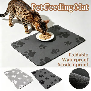 Pet Feeding Mat Super Absorbent Quick Dry Food Water Bowl Mat Special Wipe No-Wash Pet Mat