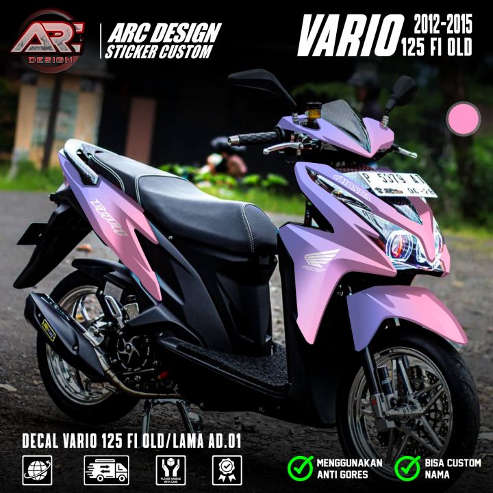 Decal Sticker Honda Vario 125 Fi Old Full Body - Stiker Vario 125 Lama ...