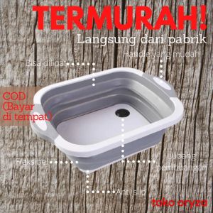 Talenan Praktis & Fleksibel: Talenan Multifungsi & Baskom Lipat Silikon