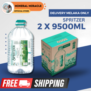 MELAKA ONLY  SPRITZER Mineral Water (1 CARTON 9500ml x 2 Bottles)