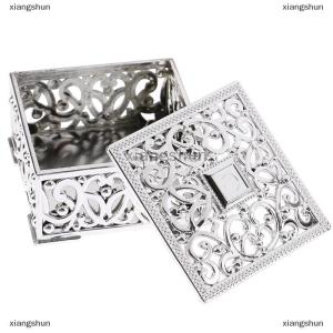 [COD] xiangshun Plastic Treasure Trinket Box Square Candy Box Treasure Chest Wedding Favor Box