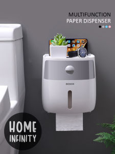 ECOCO MILTIFUNCTION PAPER TOWEL DISPENSER - TOILET/STORAGE/ORGANIZER/HOLDER/RACK/SHELVING/BOX/TISSUE/TOILET ROLL/MODERN/STYLISH/SPACE SAVER/DISPENSERS/BATHROOM