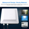 UHF RFID Reader Writer ISO18000-6C 865-928Mhz อ่านบัตรกันน้ำ Wiegand Interface RS232สำหรับการควบคุมการเข้าถึงระบบที่จอดรถ. 
