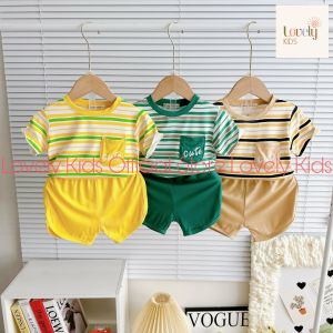 [Siêu Hot]  Đồ Bộ Cộc Tay Thun Lạnh Cho Bé Trai Bé Gái Minky Mom Bộ Quần Áo Mùa Hè Ngắn Tay Cho Trẻ Em Trai Gái CỘC CUTE Lovely Kids Official Store