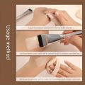 แปรงรองพื้น แปรงลงรองพื้นหัวแบน Foundation Brush แปรงแต่งหน้า แปรงเกลี่ยรองพื้น เกลี่ยง่าย ขนนุ่ม ไม่บาดหน้า 1 ชิ้น. 