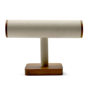 Oirlv ที่เก็บกล่องเครื่องประดับชั้นวางสร้อยคอนาฬิกาข้อมือทำจากไม้นาฬิกาข้อมือแฟชันเคาน์เตอร์ T-Bar SM068