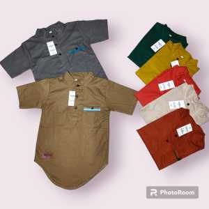 KEMEJA KOKO KURTA BAJU MUSLIM ANAK TERMURAH UMUR 1-16 TAHUN