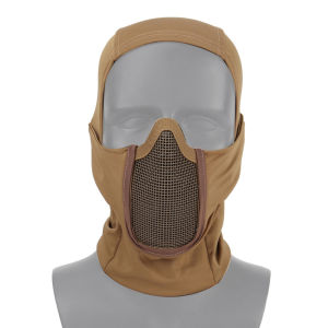 Chiến thuật Balaclava Mũ bảo hiểm Mặt nạ bắn Paintball Breathable Bán Mask Mặt nạ ngoài trời CS Bảo vệ Mặt nạ