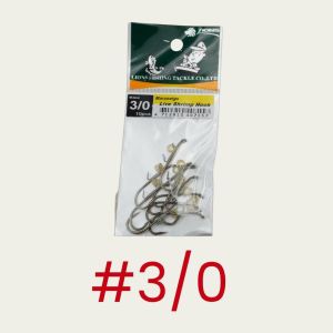 LIONS Maruseigo Live Shrimp Hook 10 in 1 Mata Pancing Fishing Hook Mata Kail Mancing Tajam Matakail Ikan