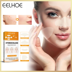 EELHOE แผ่นแปะสิวที่มองไม่เห็นแผ่นแปะแปะจมูกหน้าผากแก้มรอยกำจัดสิวที่จุดซ่อมสติกเกอร์ไฮโดรคอลลอยด์กันน้ำแผ่นแปะไฮโดรคอลลอยด์ขนาดใหญ่แผ่นแปะที่กดสิว Seluruh Wajah สิวปกป้องผิวทำความสะอาดหน้าผากจมูกคาง