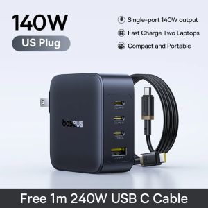 [New Sale]Baseus 140W GaN Charger PD Charger USB C Charger Fast Charge For Tablet Phone Charger For iPhone 17 16 15 14