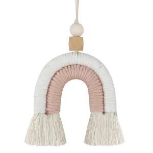 Rainbow Wall Hanging Decorative Colored for Boho Home Decoration Party Supplies Baby Shower Car Auto Decorations
