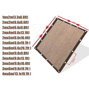 Anti-UV Sun Shade Net Outdoor Garden Car Sunshade Net Plant Sunblock Shade Jaring Hitam Greenhouse Net
