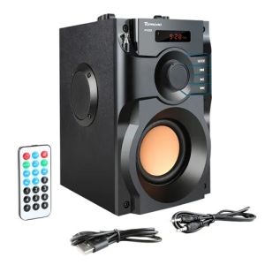 Big Power Bluetooth Speaker Wireless Stereo Subwoofer Heavy Bass Speakers Music Player Support LCD Display FM Radio TF