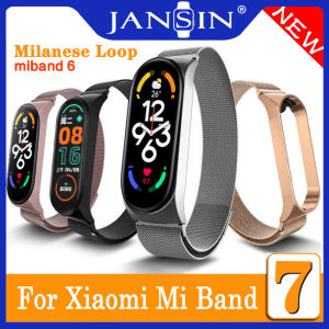 Metal for Xiaomi Mi Band 7 strap miband 7 NFC Bracelet Screwless for Xiaomi MiBand 6 Bracelet Strap for xiomi mi band 6 band band7 Wrist Band