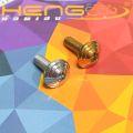 Gold Body Bolts for Honda ADV 150 - Full Thead - M5 x 15mm - Mushroom Type (Sold Per Piece). 