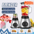 KONKO 2.5L Blender Heavy Duty 4500W Juicer Blender Mixer BPA Free Electric High Speed Juicer High Power Food Processor Ice Smoothies Crusher  Mesin Pengisar Ais mesin ais blender Serbaguna Pengisar Tugas Berat. 