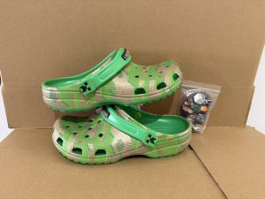 Cartoon Minecraft parent-child summer clogs slippers beach sandals mens and womens thick-soled casual shoes couples style