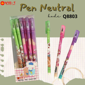 Pen Neutral VIS-1 / Pen Netral / Pen Lucu / Pen Gel / Pen Fancy / Pen 05