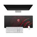 iRemax Red Blue 80 x 30 cm Speed Dragon Pattern Mouse Pad.