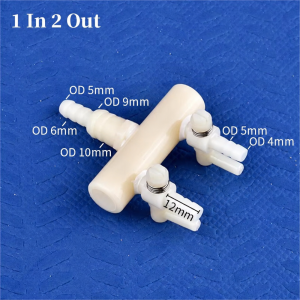 METALIX 1Pcs 2/3/4/5/6Way Aquarium Air Pump Hose Splitter Multi Way Distributor Independent Control Switch Oxygen Pipe Distributor Durable Valve Accessories Fish Tank Aeration Tube for Aquarium Air Pump